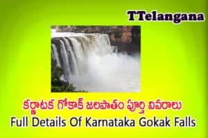 కర్ణాటక గోకాక్ జలపాతం పూర్తి వివరాలు,Full Details Of Karnataka Gokak Falls
