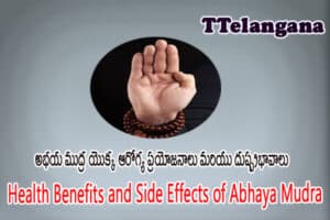 అభయ ముద్ర యొక్క ఆరోగ్య ప్రయోజనాలు మరియు దుష్ప్రభావాలు,Health Benefits and Side Effects of Abhaya Mudra