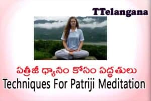 పత్రీజీ ధ్యానం కోసం పద్ధతులు Techniques For Patriji Meditation