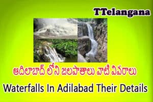 ఆదిలాబాద్ లోని జలపాతాలు వాటి వివరాలు,Waterfalls In Adilabad Their Details